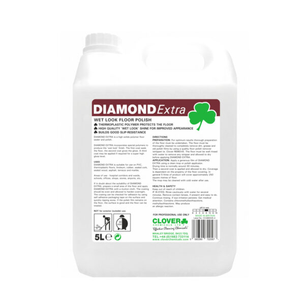 Clover Diamond Extra Floor Polish from Mojjo