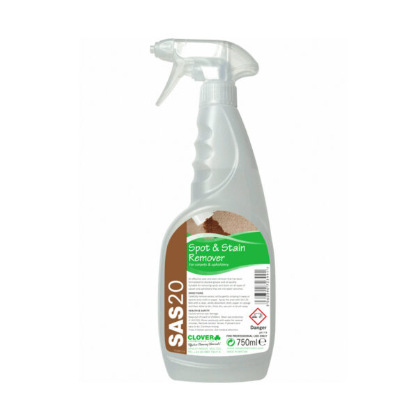 Clover SAS20 Spot & Stain Remover 750ml from Mojjo