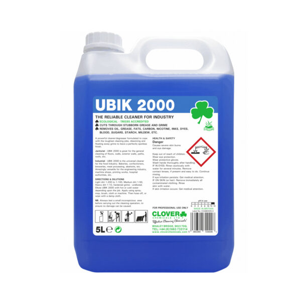 Clover UBIK 2000 Universal Cleaner 5L from Mojjo