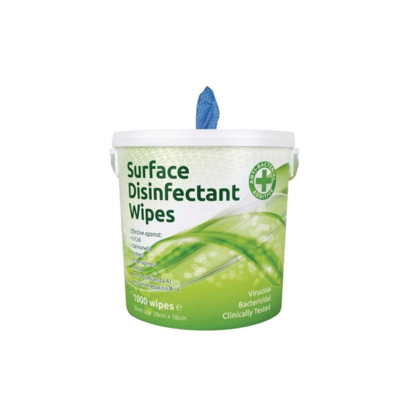 Ecotech Surface Disinfectant Virucidal Wipes Tub 1000 from Mojjo