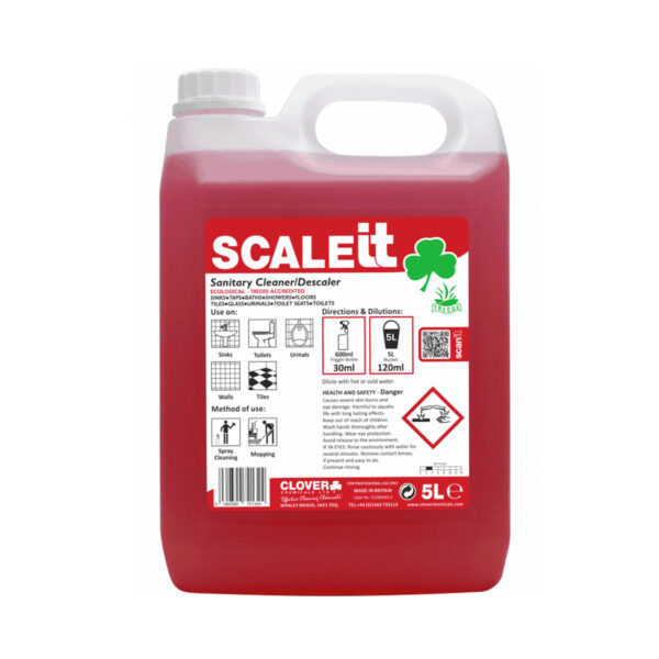 Clover Scaleit Sanitary Cleaner & Descaler 5L from Mojjo