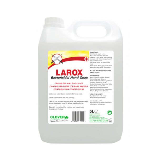 Clover Larox Bactericidal Hand Soap 5L from Mojjo