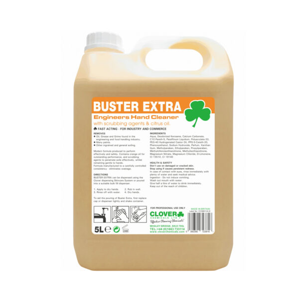 Clover Buster Extra Hand Cleaner 5L from Mojjo