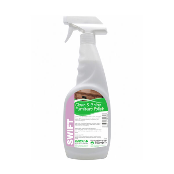 Clover Swift Furniture Polish 750ml from Mojjo