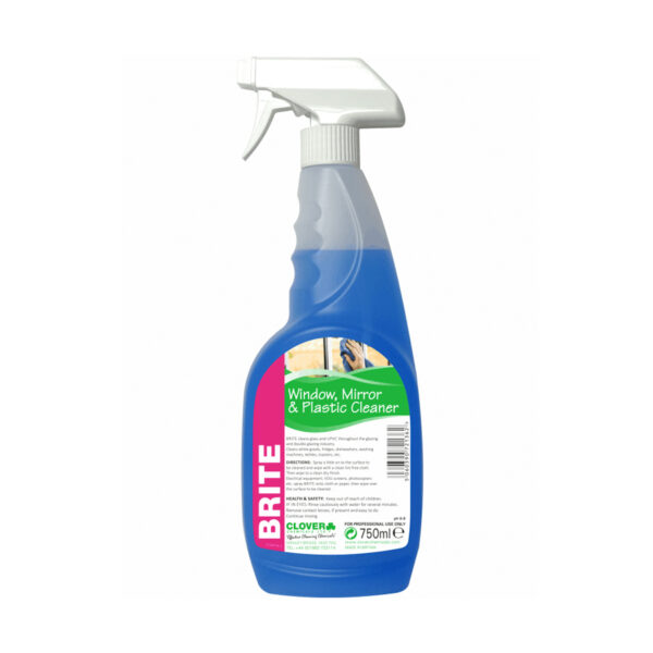 Clover Brite Window Mirror & Plastic Cleaner 750ml from Mojjo