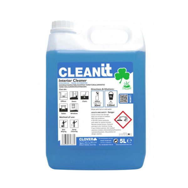 Clover Cleanit Interior Cleaner 5L from Mojjo