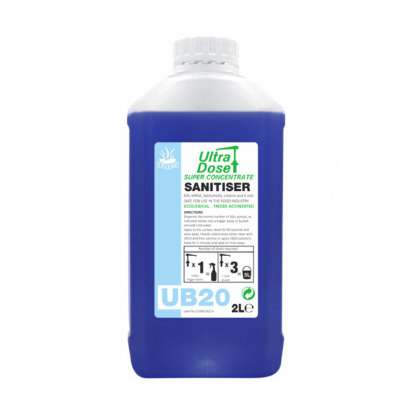 Clover UB20 Concentrated Sanitiser 2L from Mojjo