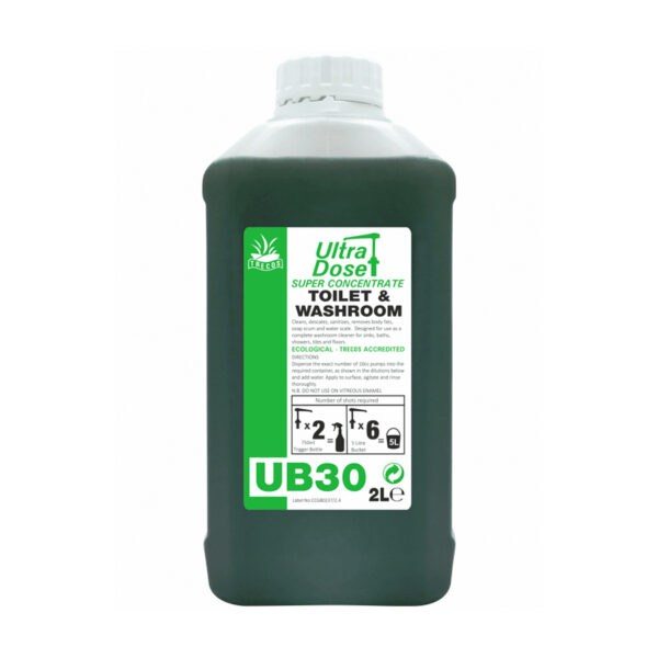 Clover UB30 Toilet & Washroom Concentrated Cleaner 2L from Mojjo