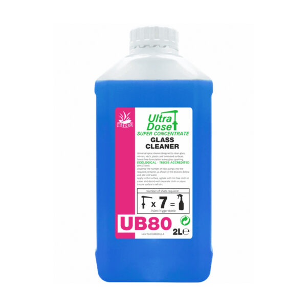 Clover UB80 Concentrated Glass Cleaner 2L from Mojjo