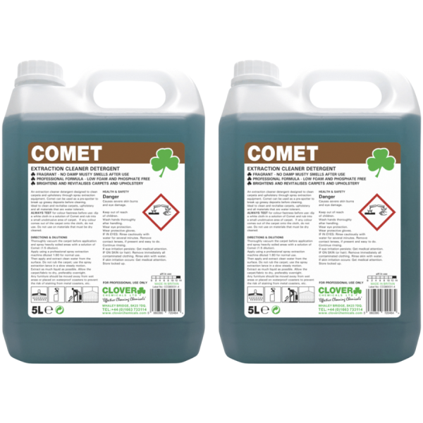 Clover - Comet (Extraction Carpet Cleaner) (5L) Pack of 2
