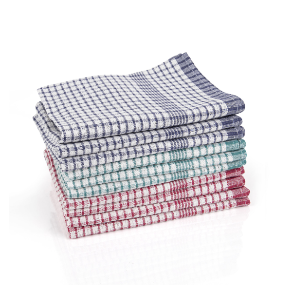 Terry Tea Towel Assorted Colours (Pack of 10)