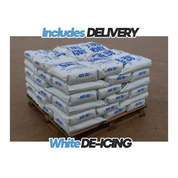 De Icing White Rock Salt - 50 Bags Free Delivery. MOJJO