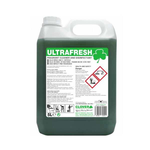 Clover Ultrafresh 5L Disinfectant from Mojjo