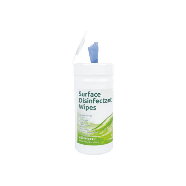 Ecotech Surface Disinfectant Virucidal Wipes Tub 200 from Mojjo